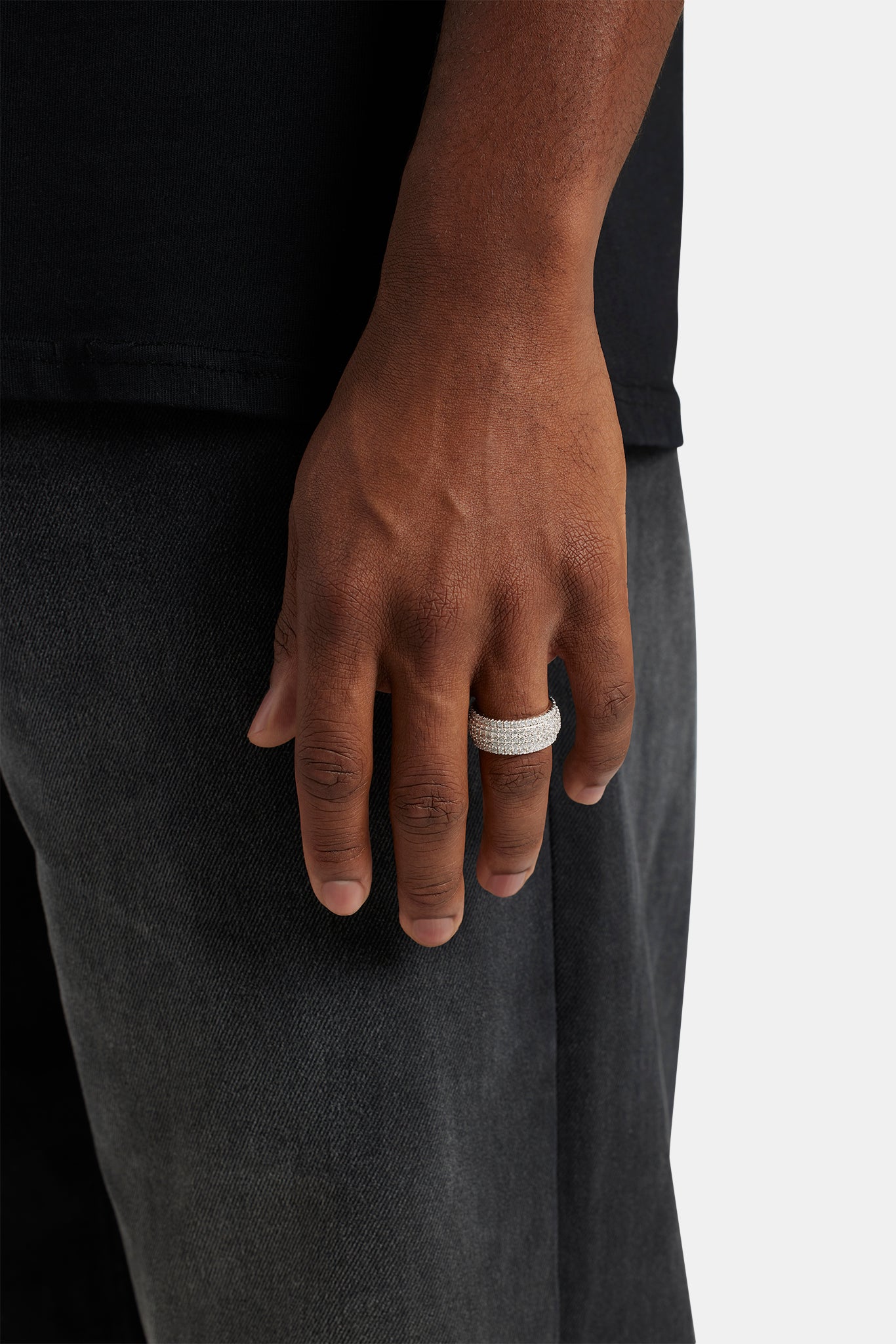 5 Row Band Ring - 10mm