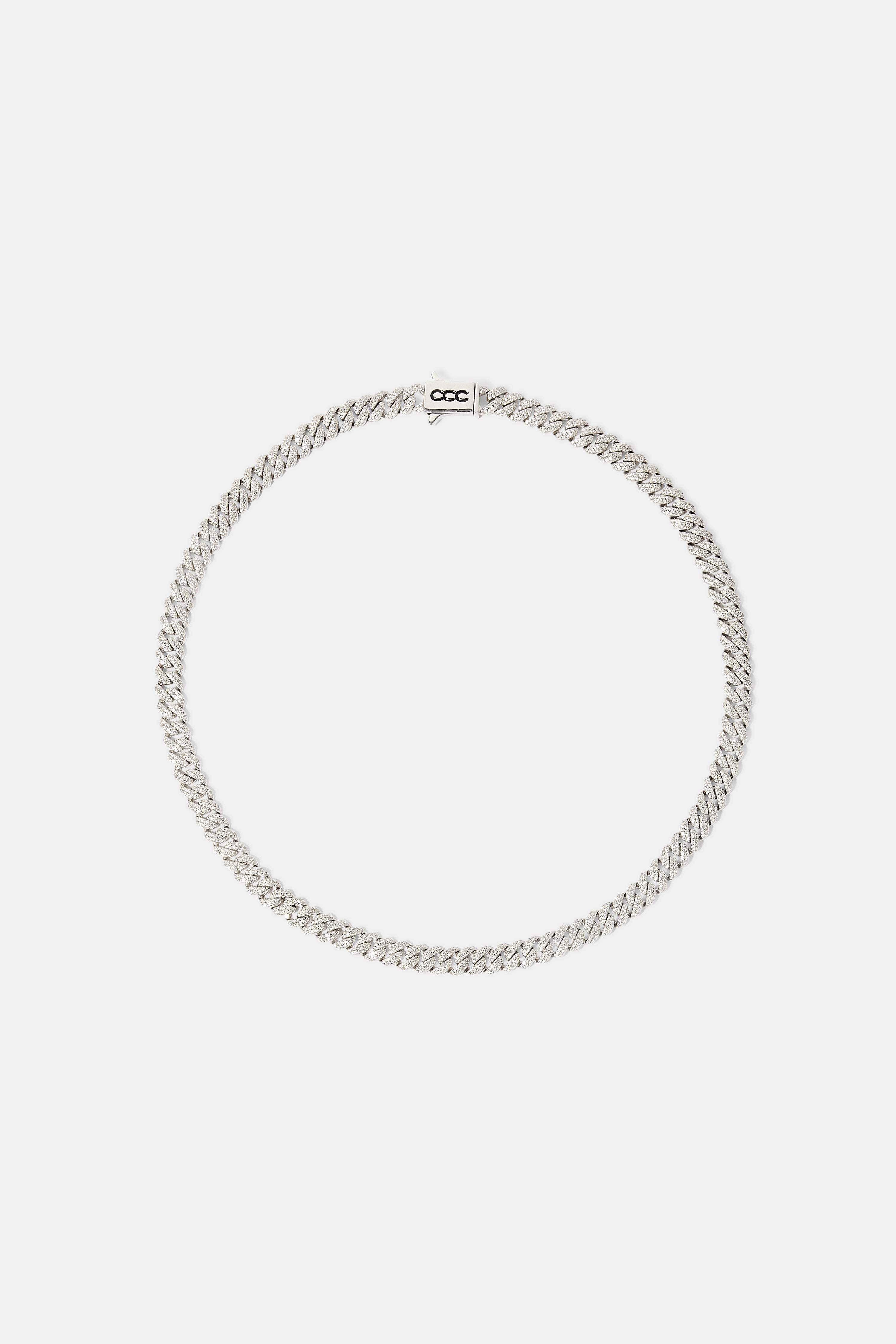 8mm Moissanite Cuban Chain
