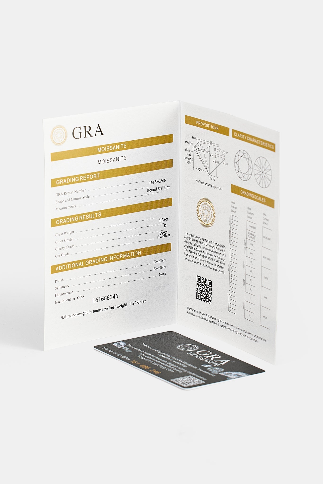 Moissanite Double Row Ring - 5mm