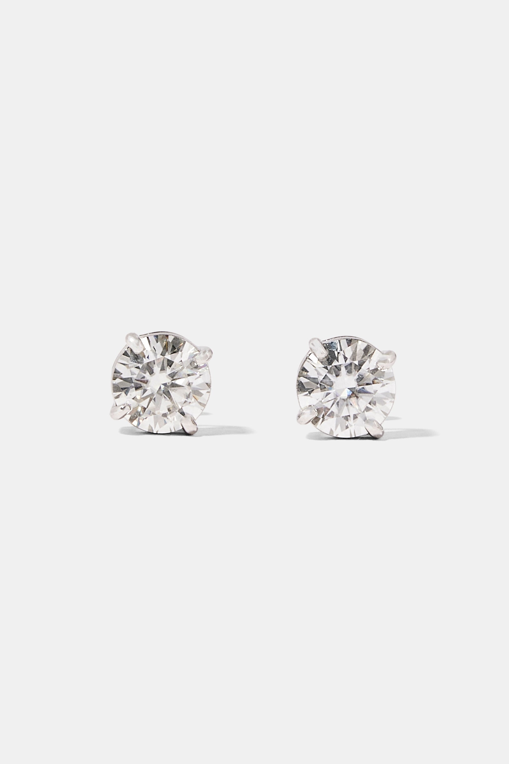 Moissanite Stud Earrings - 8mm