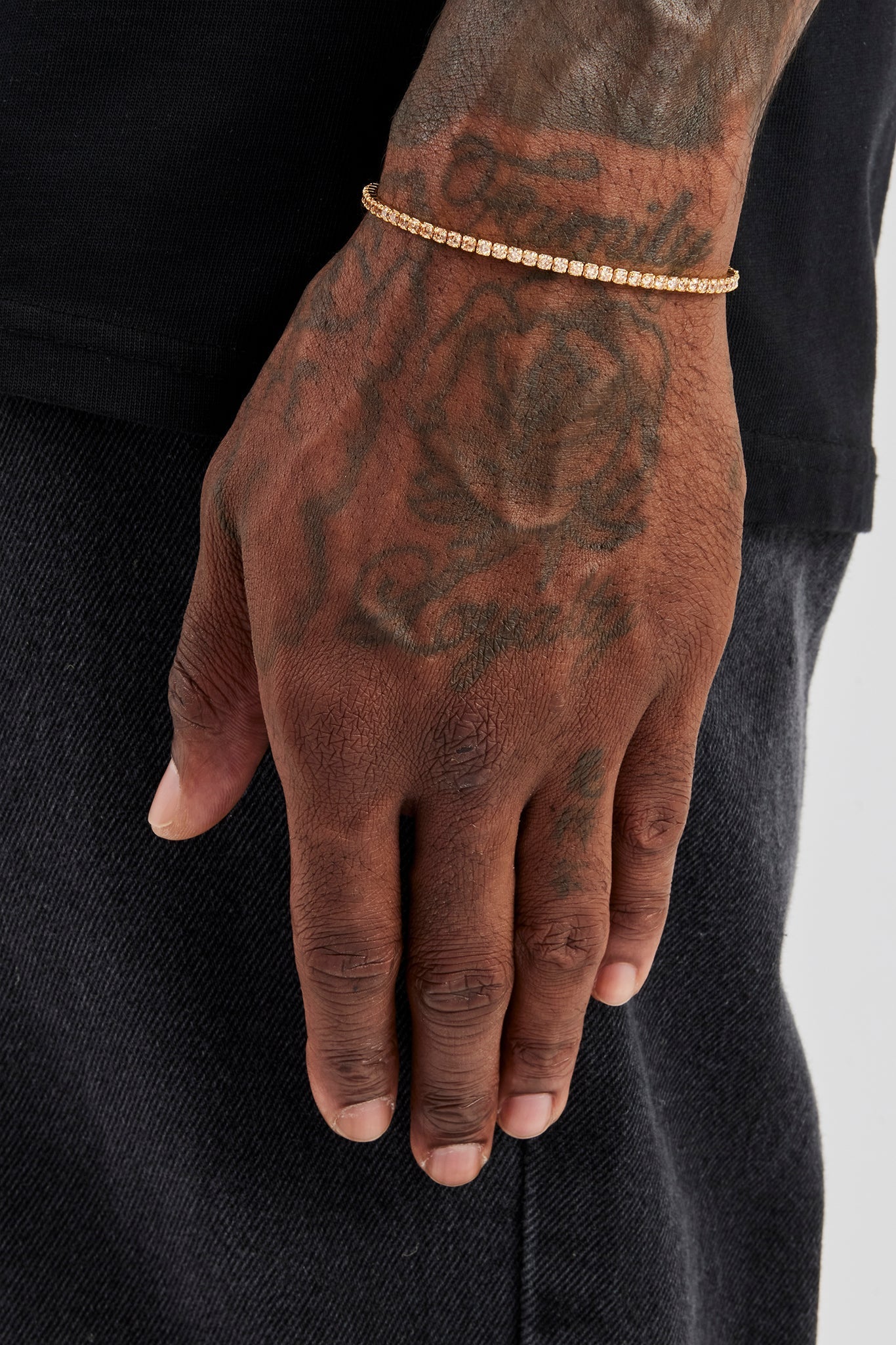 Champagne Micro Tennis Bracelet - 2.5mm