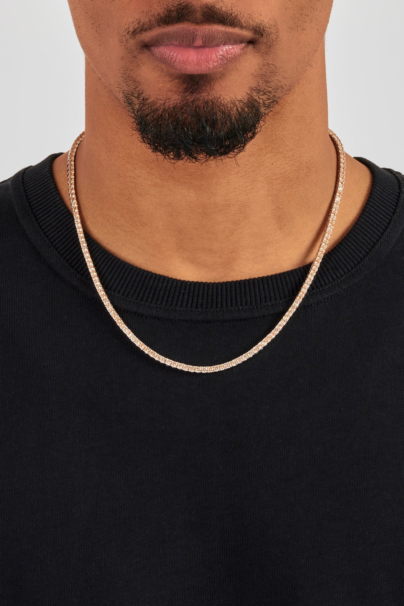 Champagne Tennis Chain - 3mm