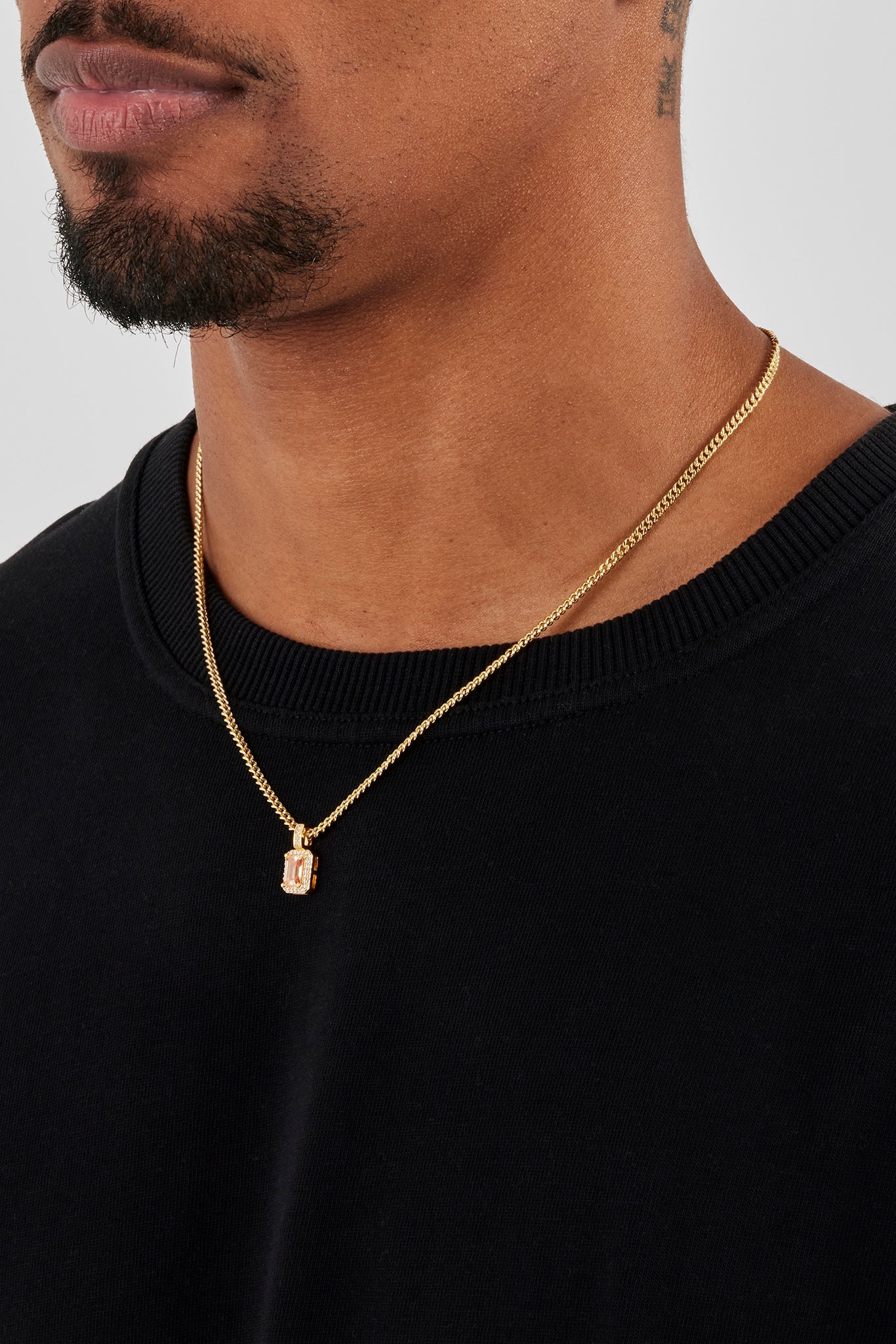 Champagne Gemstone Necklace - 10mm