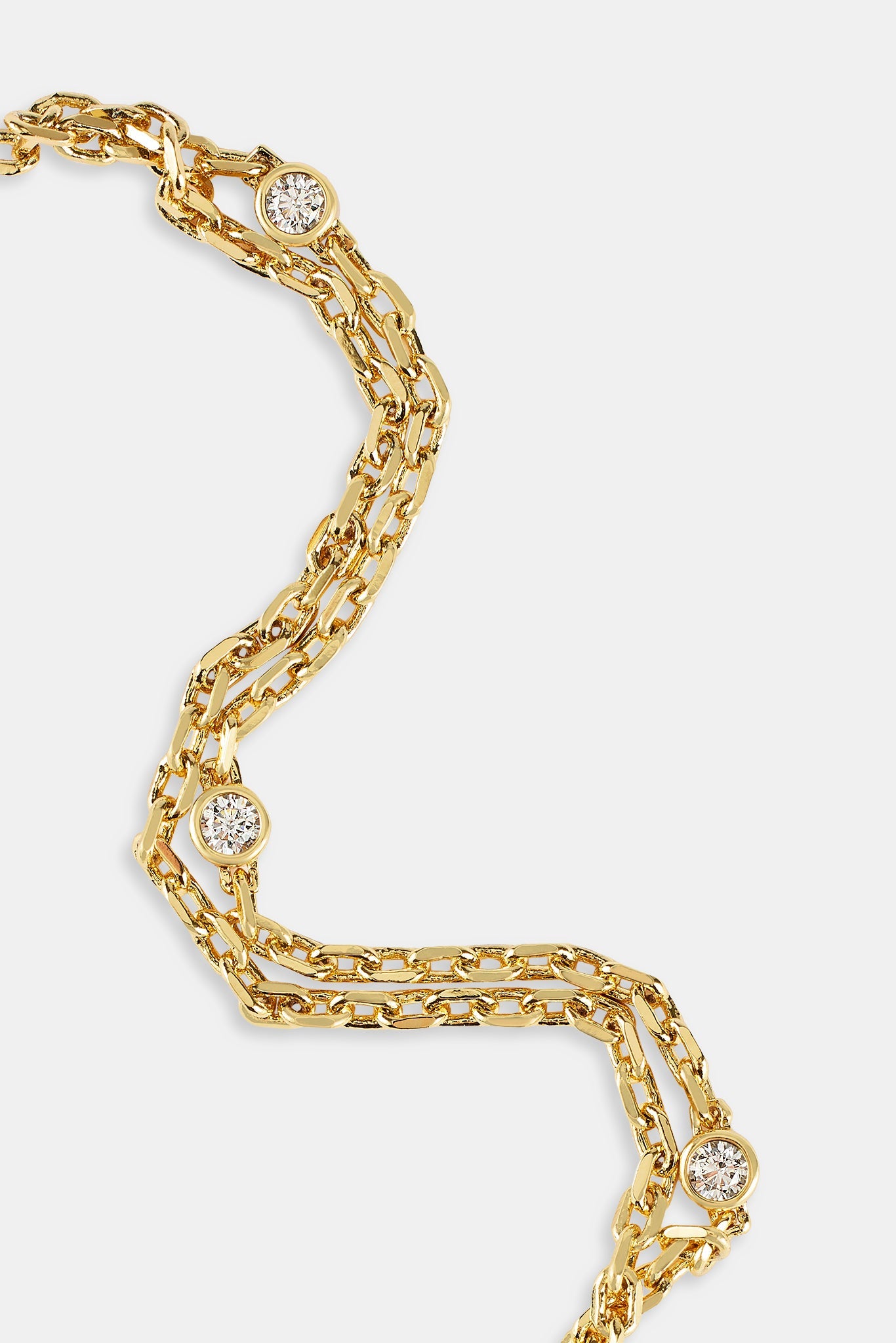 Double Layer Ice Rolo Bracelet - 5mm