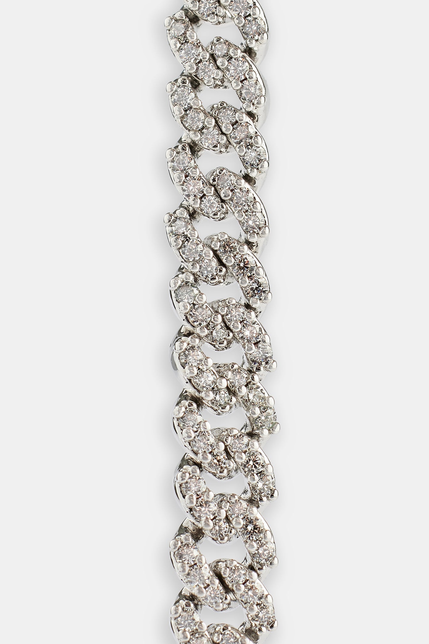 Iced Cuban Link Bracelet - 5mm - White