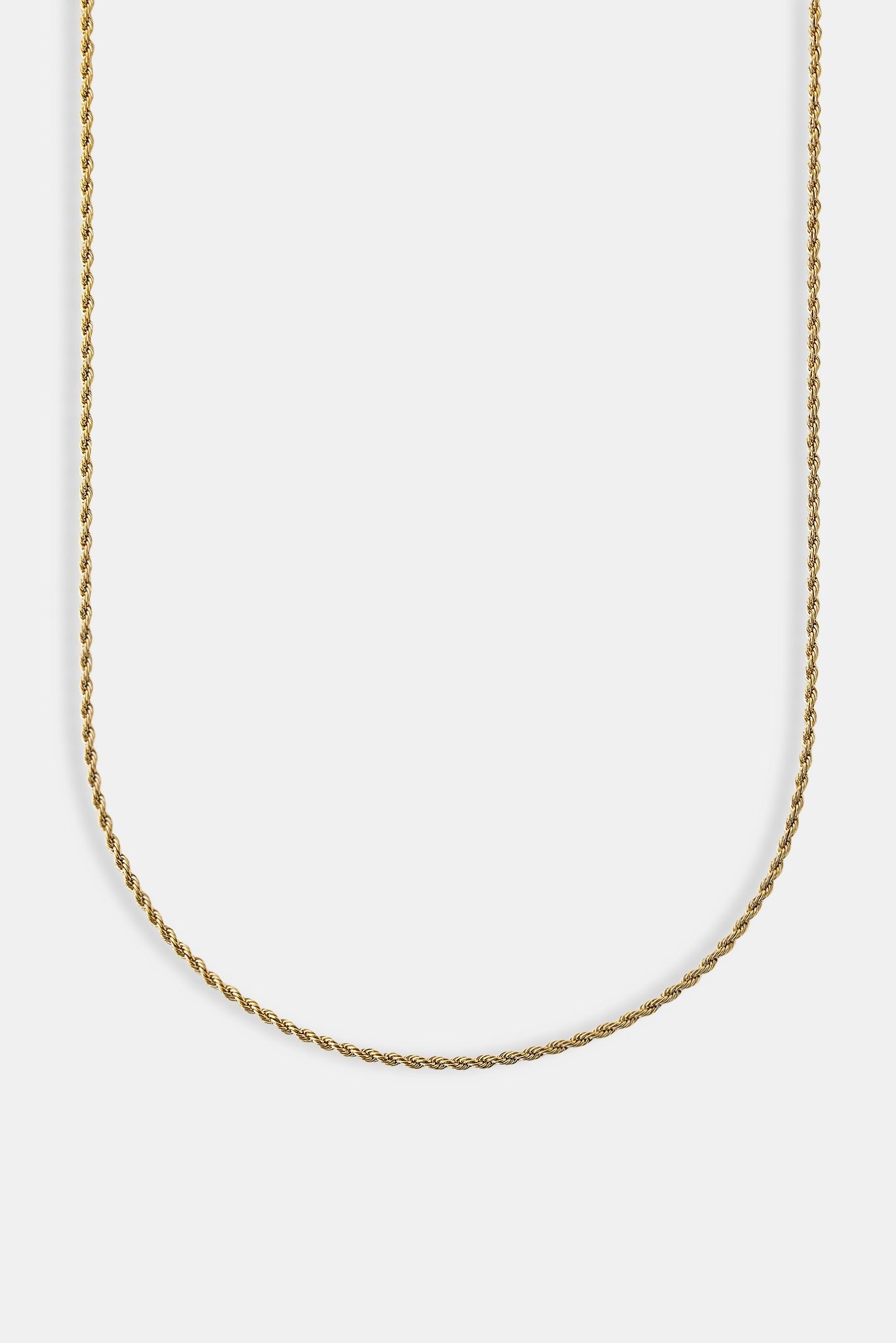 Micro Rope Chain - 1.5mm - Gold