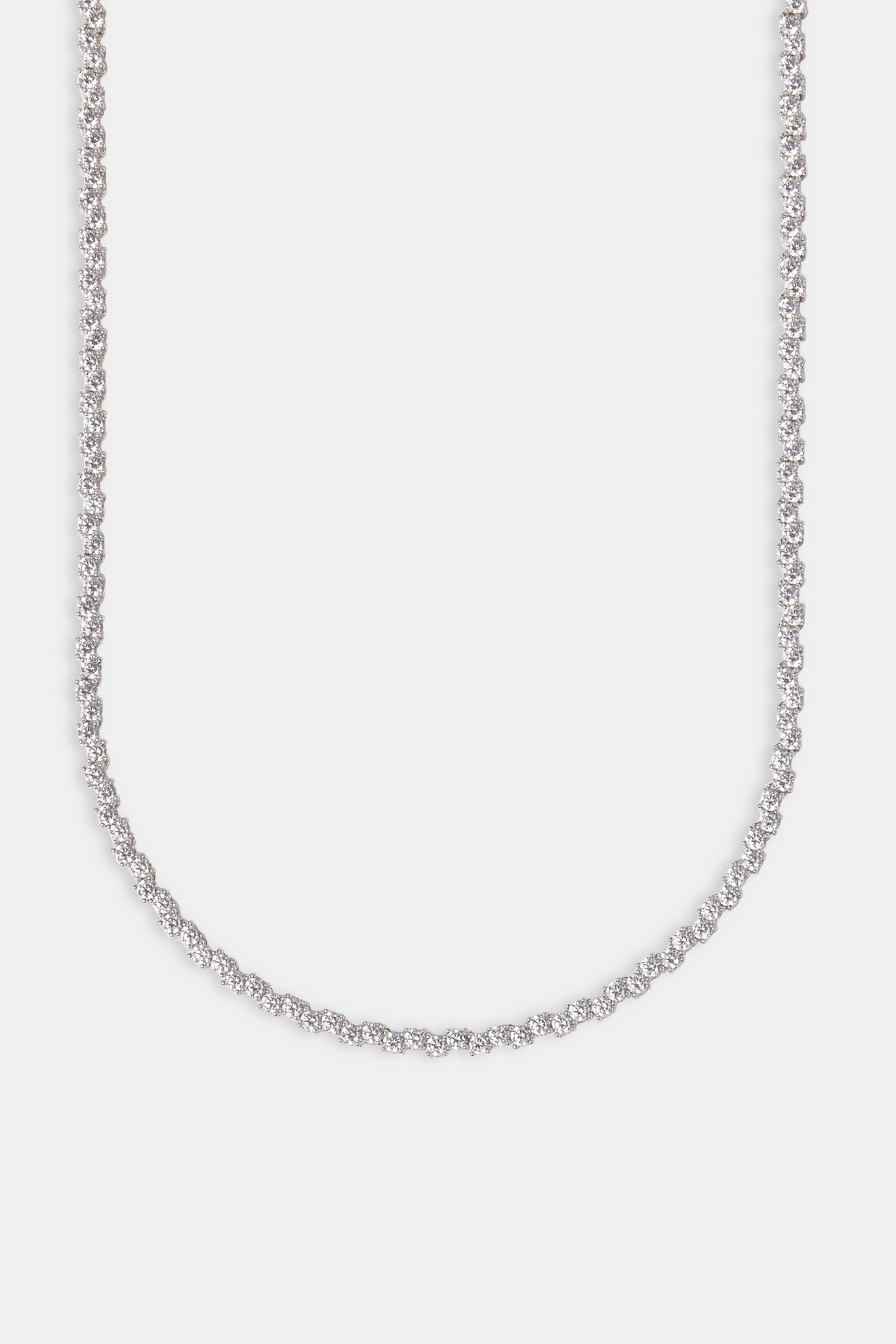 Mixed Square Stone Tennis Chain - 3mm