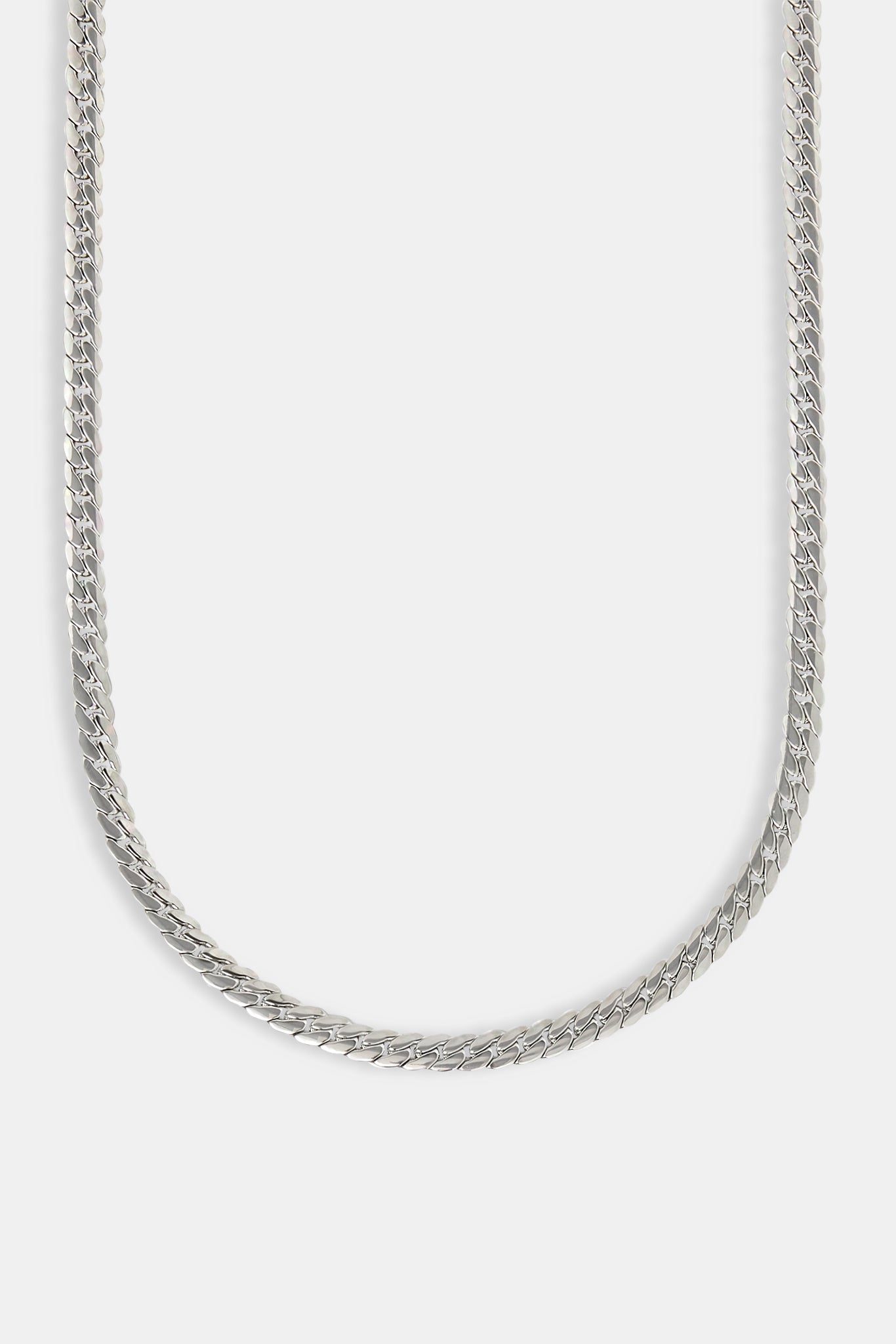 Polished Flat Cuban Chain - 5mm
