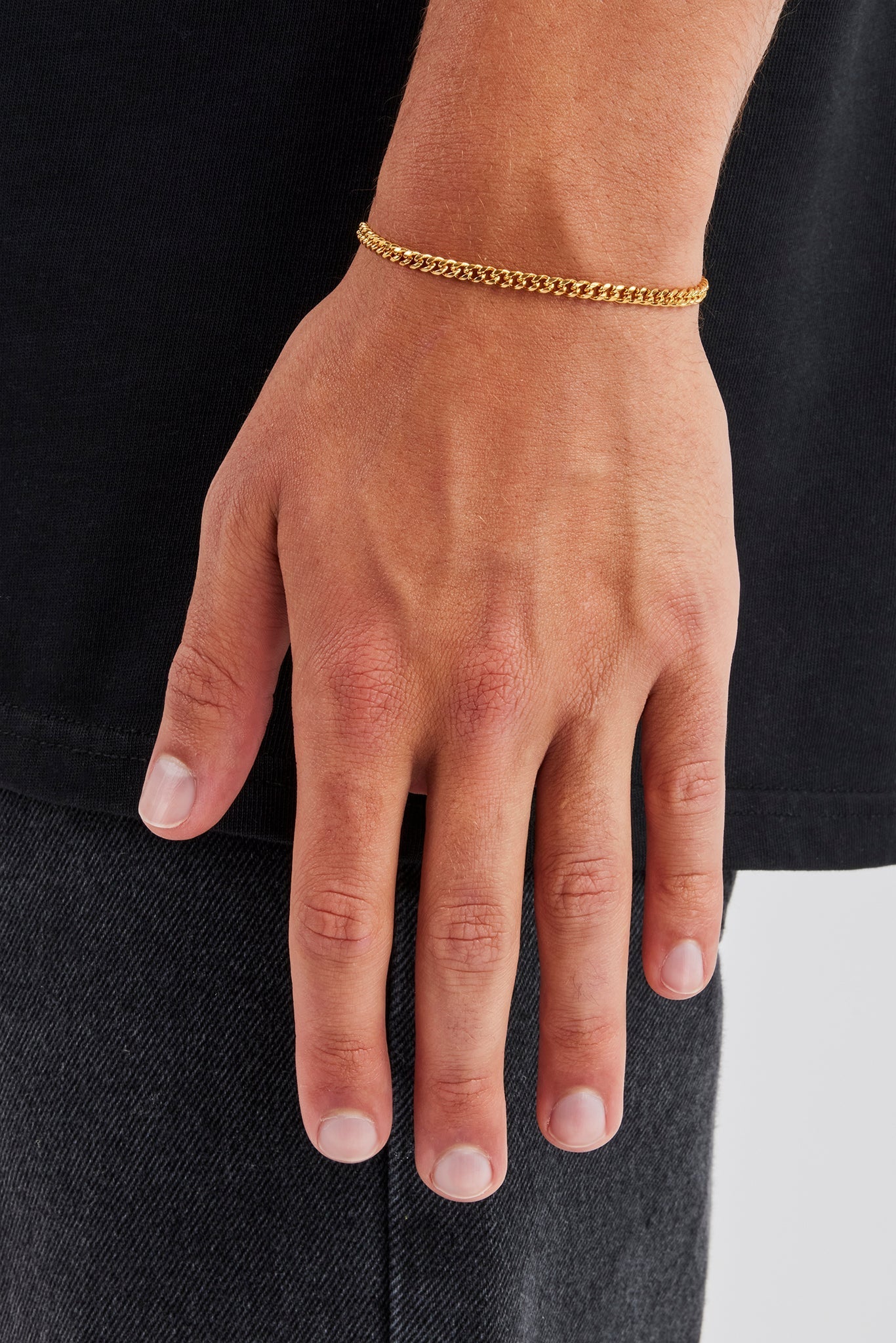 Miami Cuban Bracelet - 3.5mm - Gold