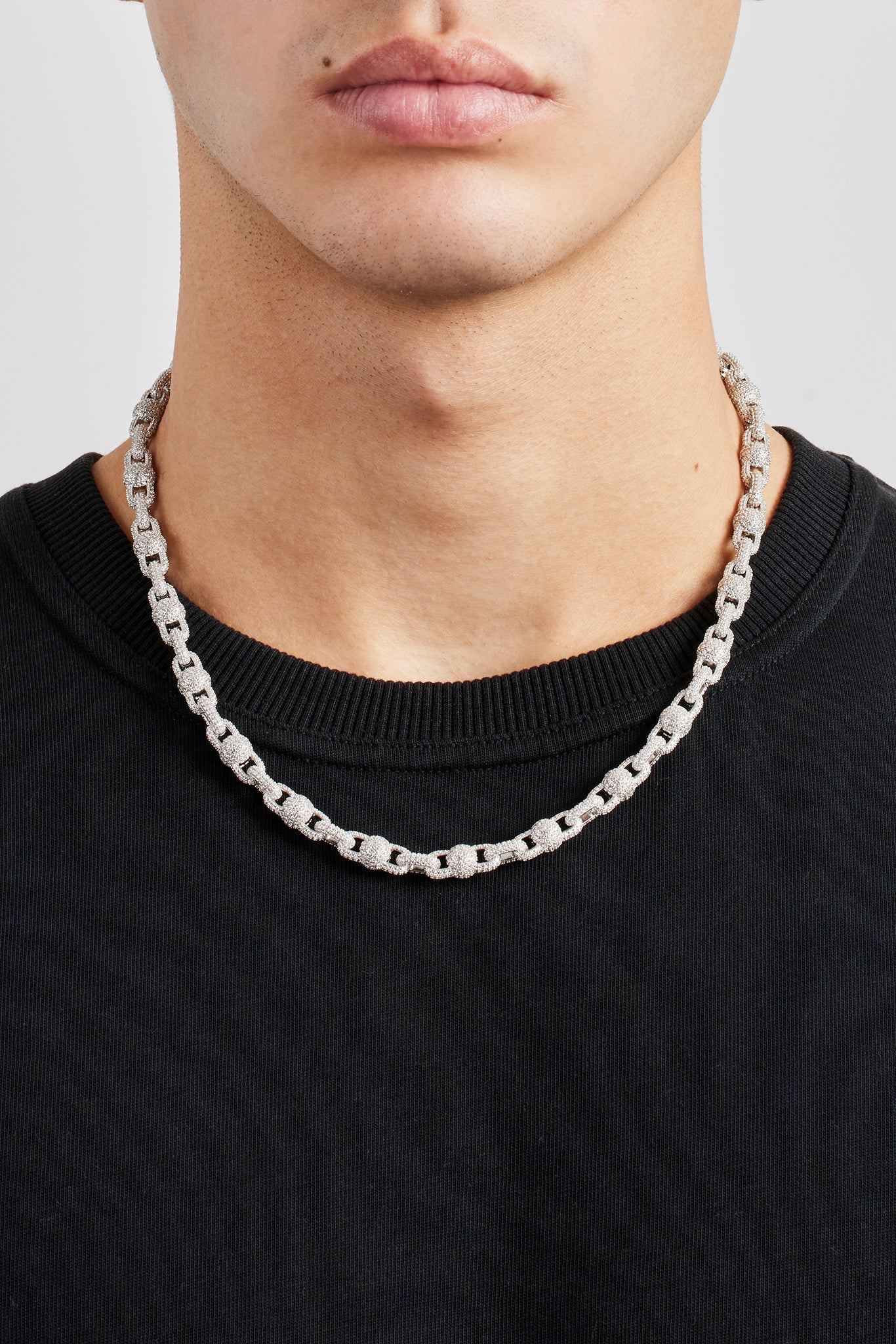 Iced Ball Link Chain - 8mm