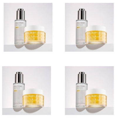 Last Day 60% OFF:Glazed Skin Collagen Duo | Firming Cream + Volufiline Serum