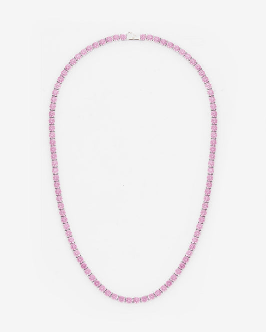 5mm Tennis Chain - Pastel Pink
