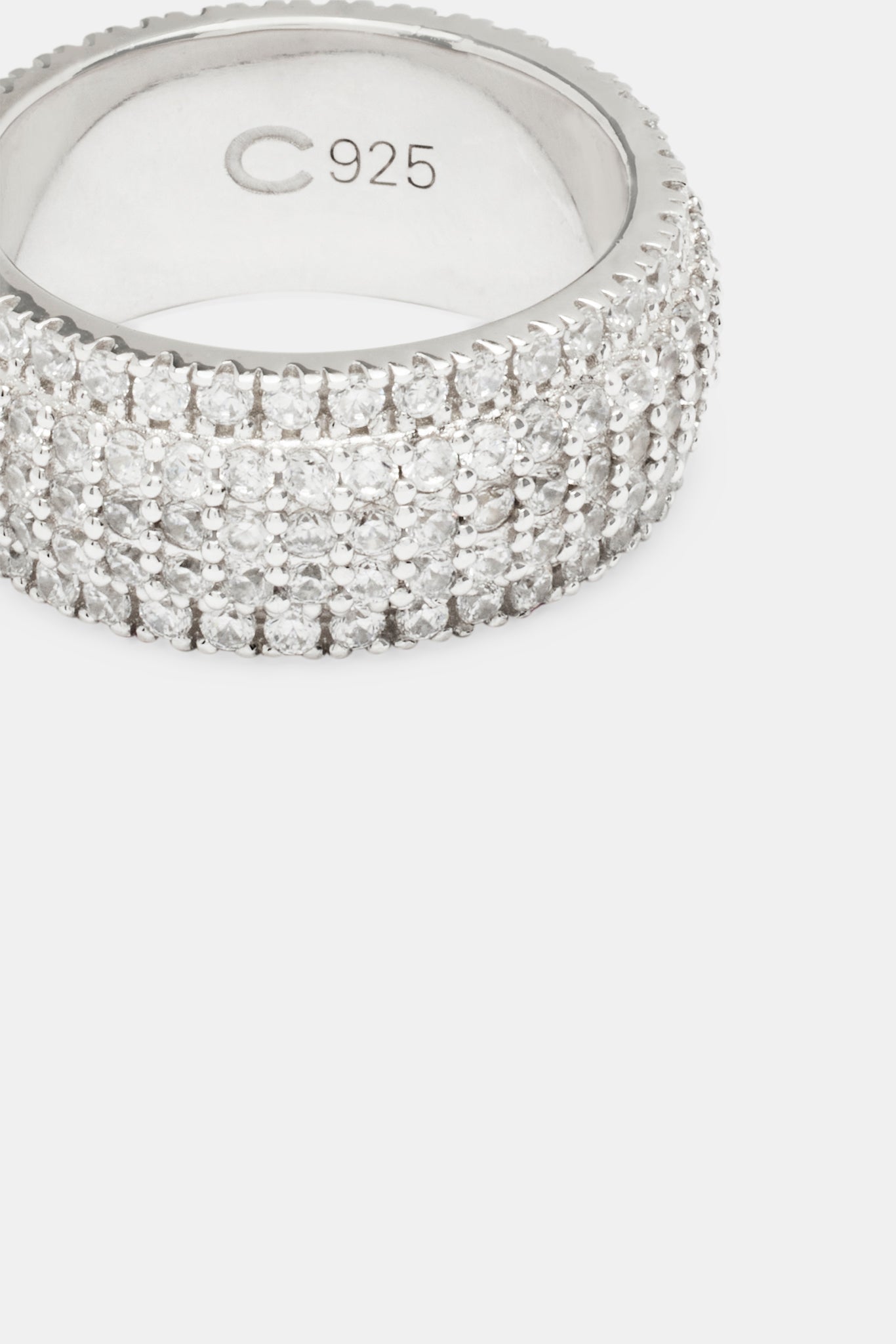 5 Row Band Ring - 10mm