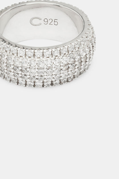 5 Row Band Ring - 10mm