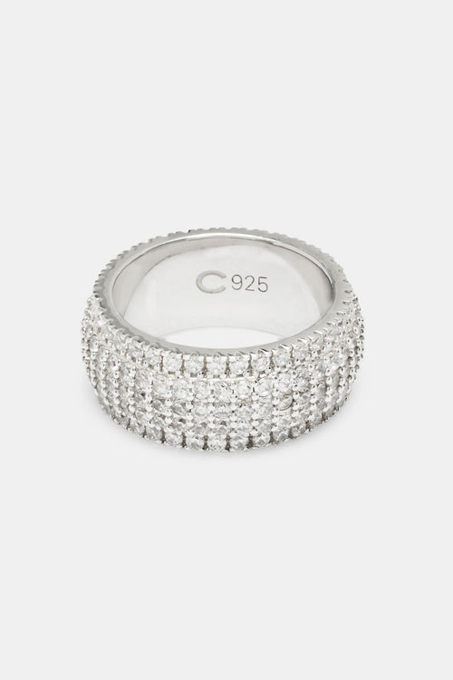 5 Row Band Ring - 10mm