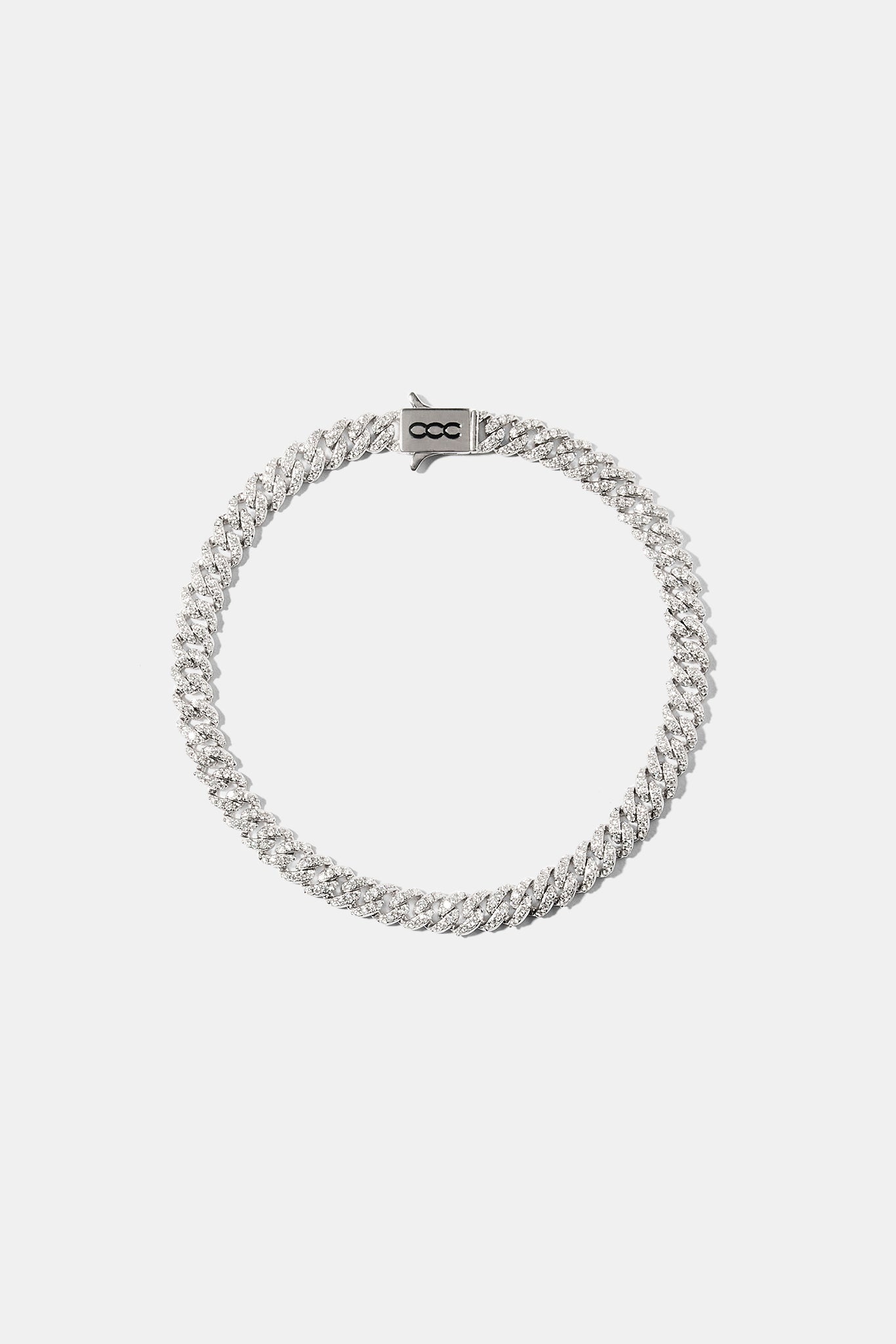 8mm Moissanite Cuban Bracelet