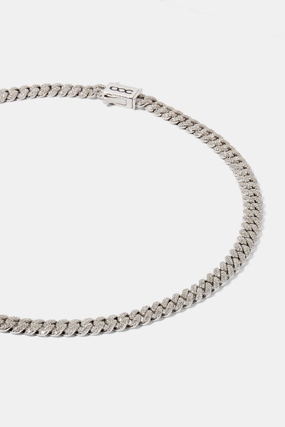 8mm Moissanite Cuban Chain