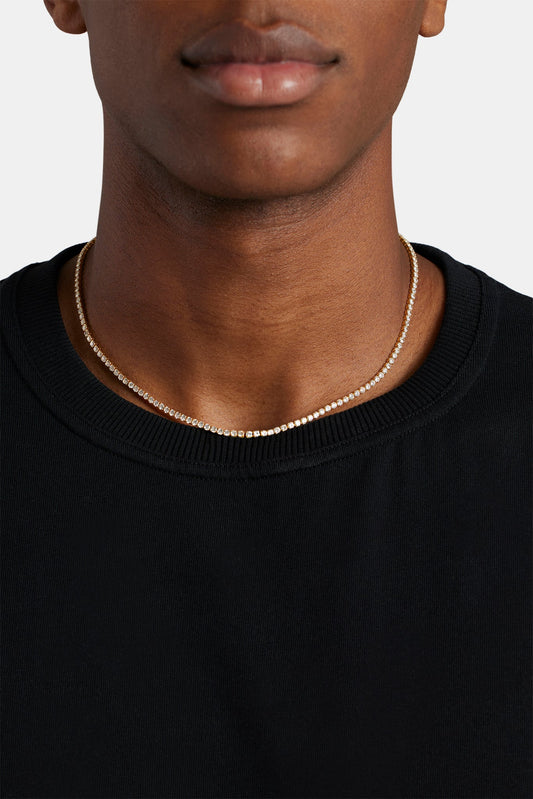 Micro Tennis Chain - Gold 2.5mm