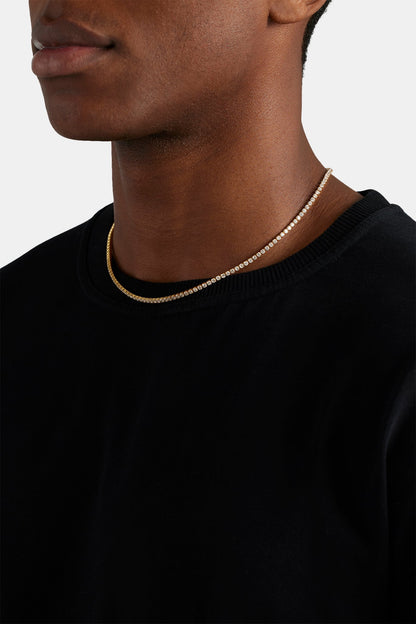 Micro Tennis Chain - Gold 2.5mm