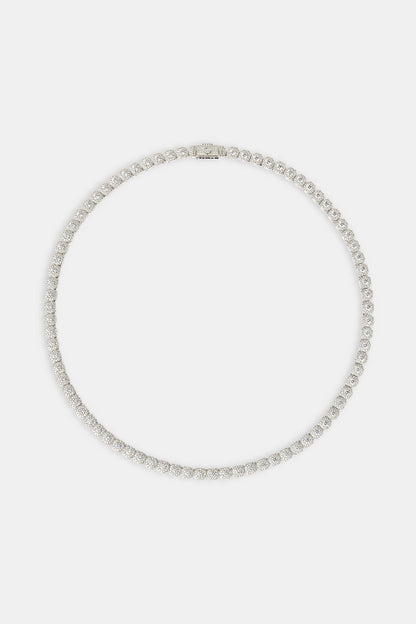 Clustered Tennis Chain - 5mm