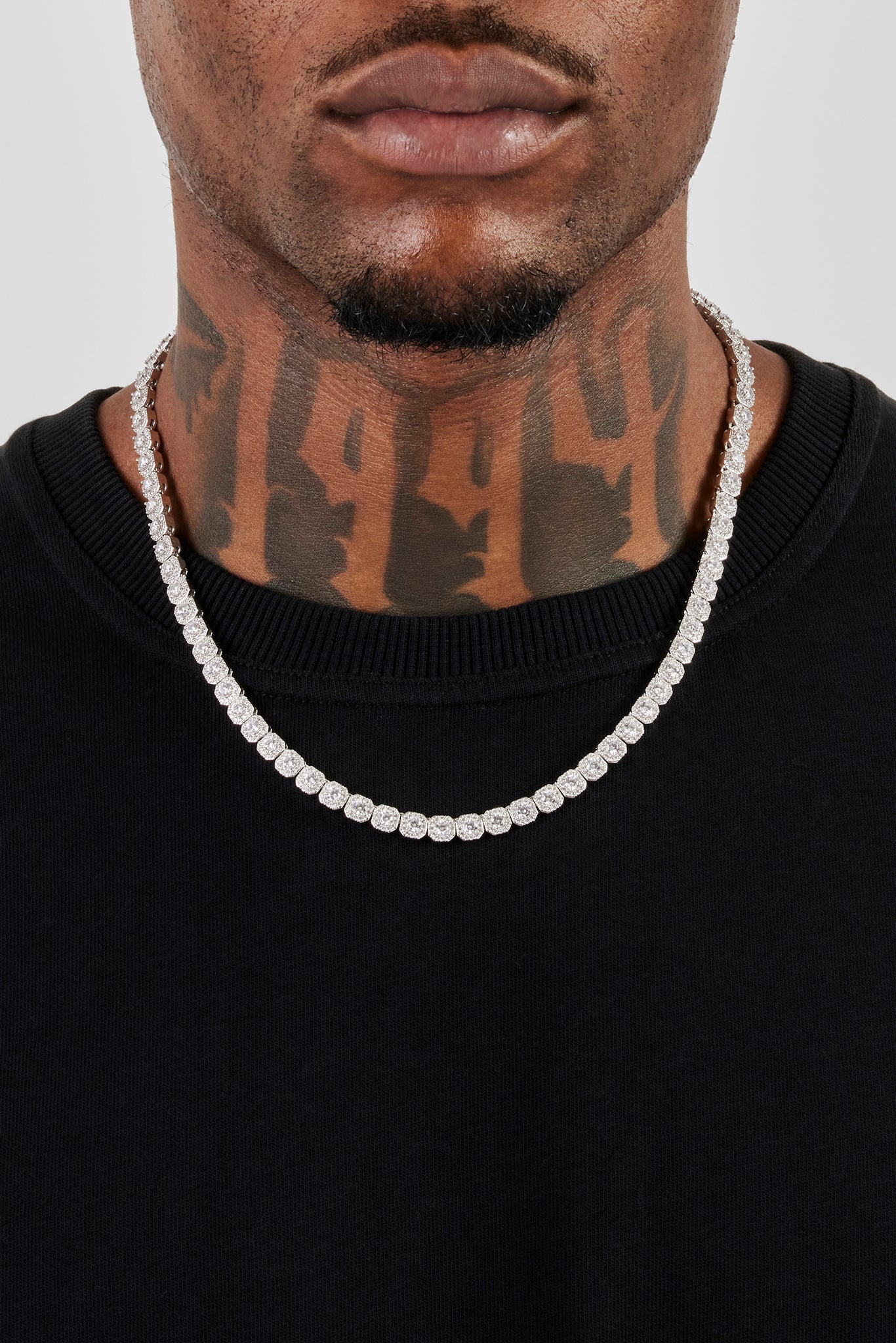 Clustered Tennis Chain - 5mm