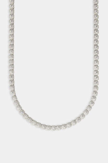 Clustered Tennis Chain - 5mm