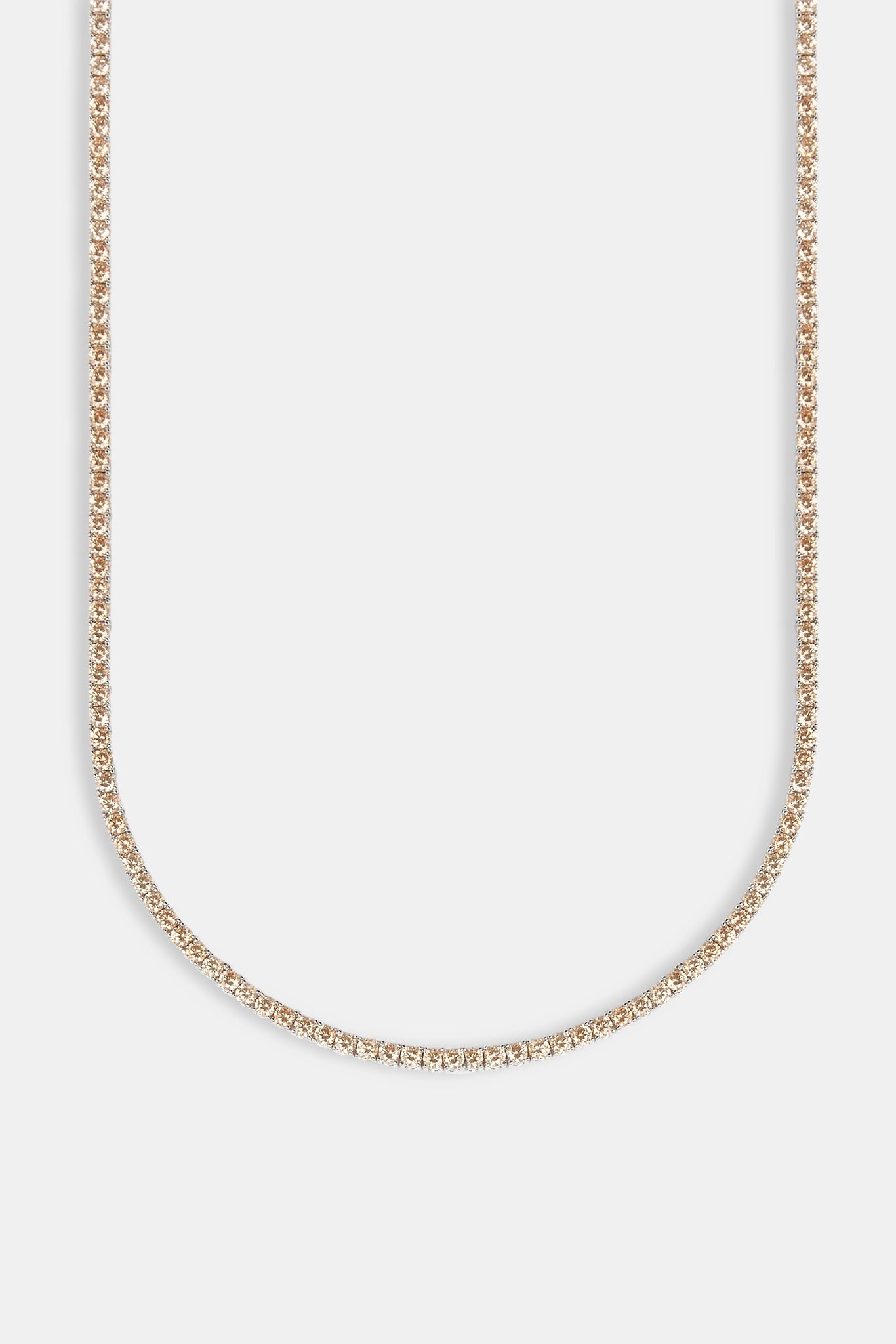 Champagne Tennis Chain - 3mm