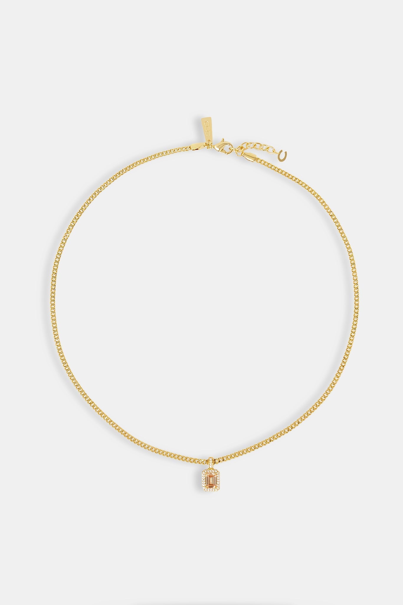 Champagne Gemstone Necklace - 10mm