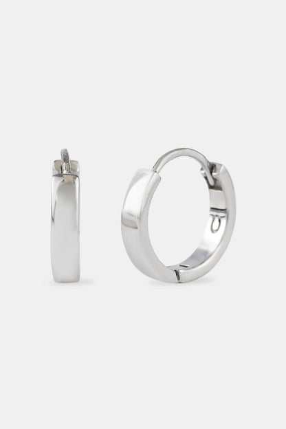 Polished Huggie Earrings
