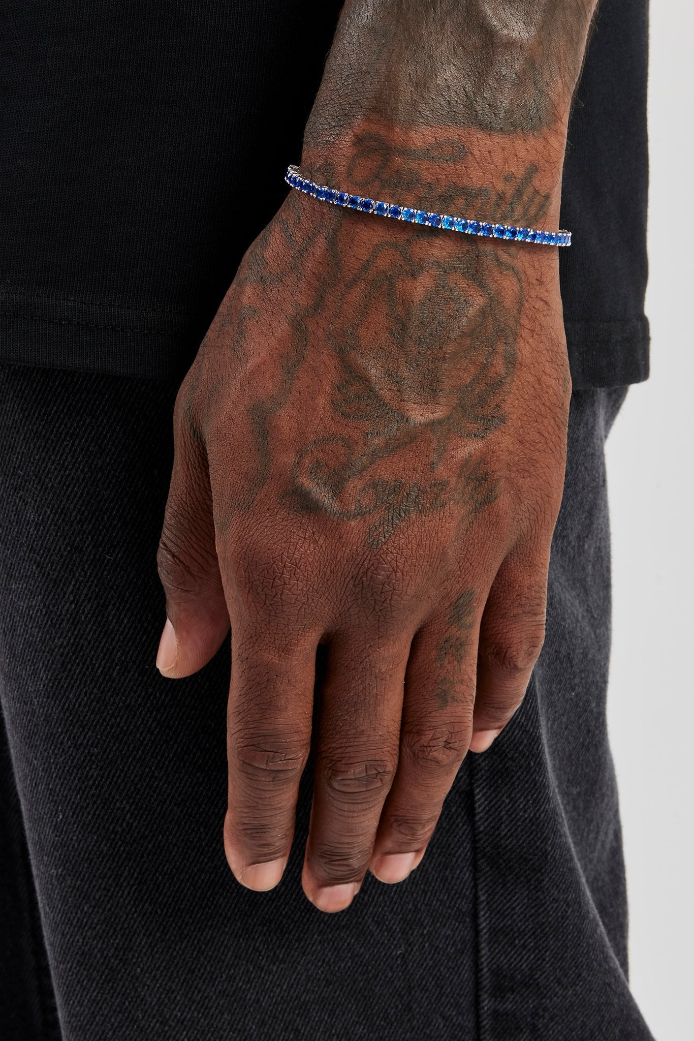 Dark Blue Tennis Bracelet - 3mm