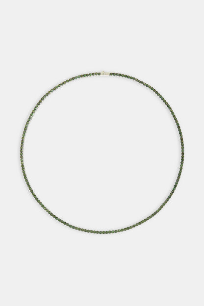 Dark Green Tennis Chain - 3mm