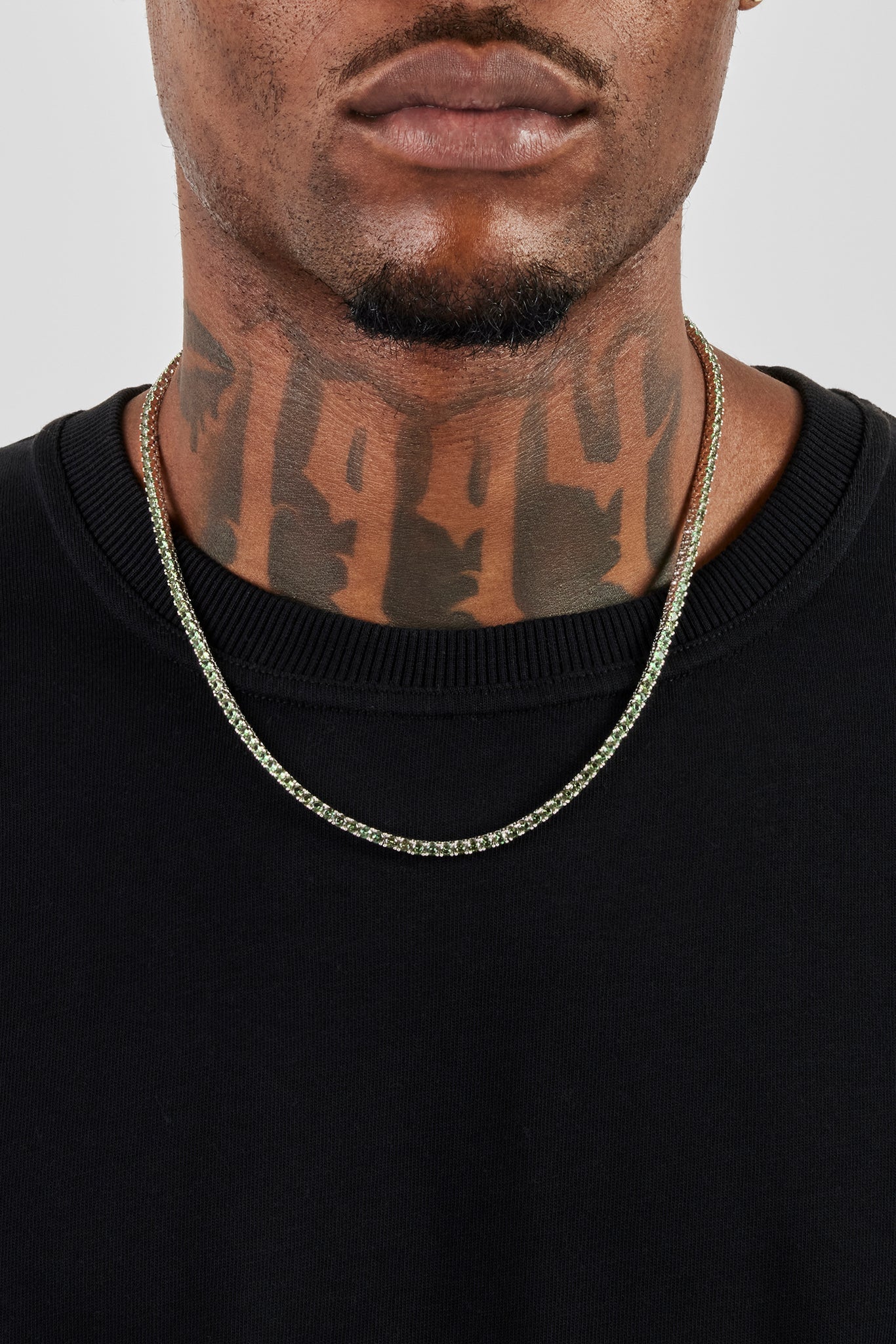 Dark Green Tennis Chain - 3mm