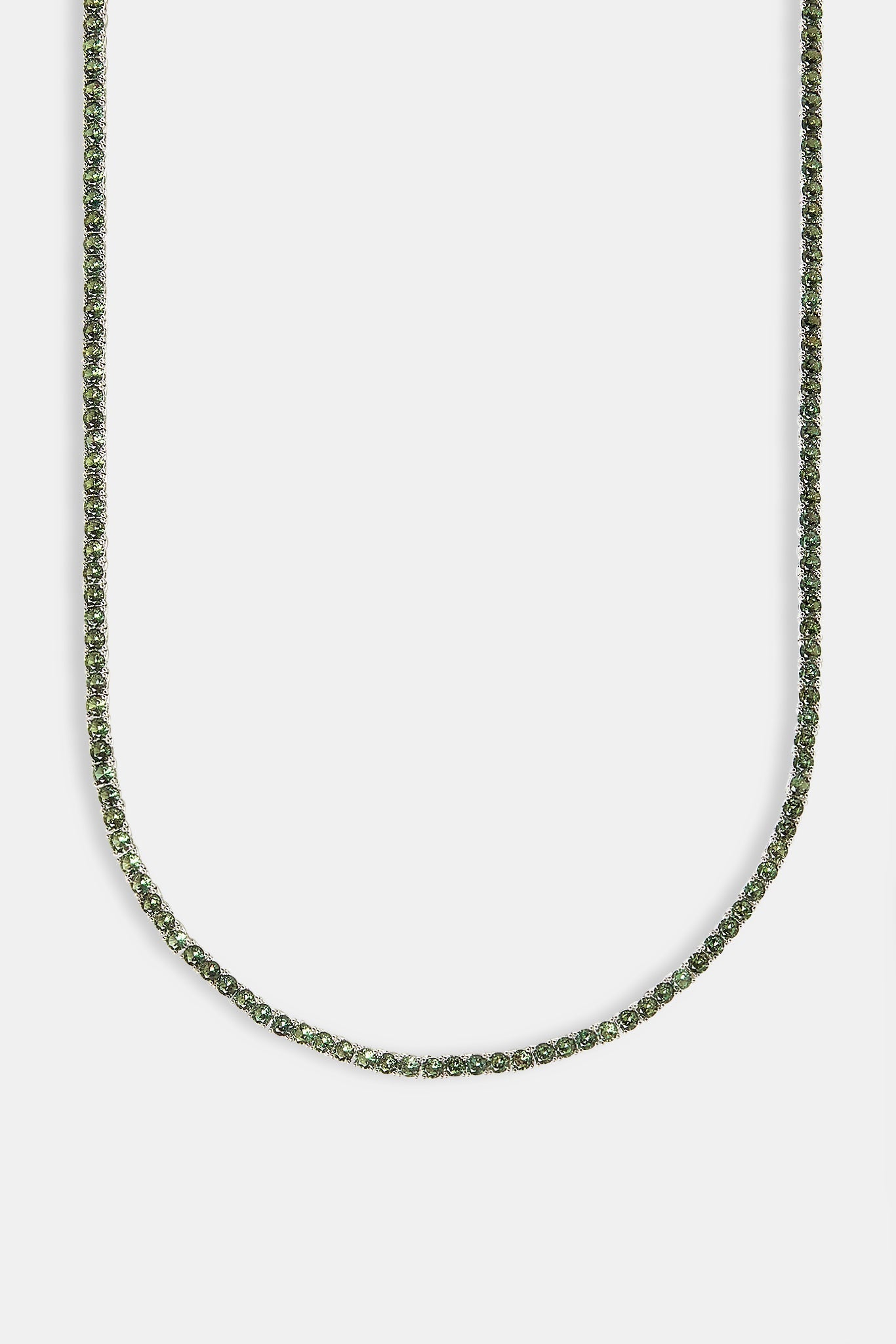 Dark Green Tennis Chain - 3mm