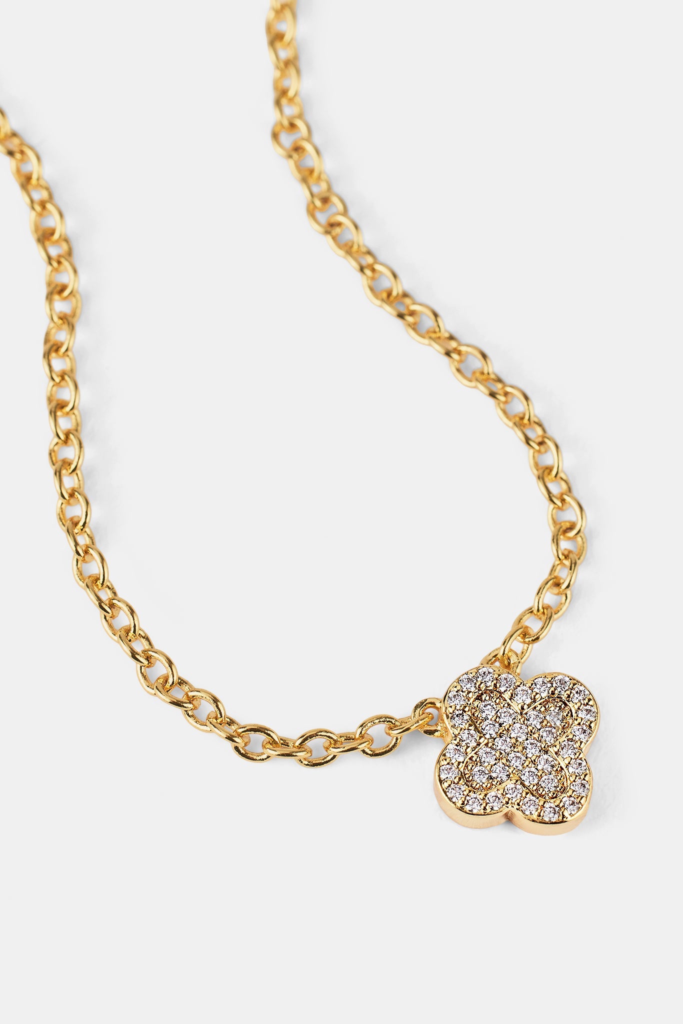 Iced Motif Necklace - 10mm