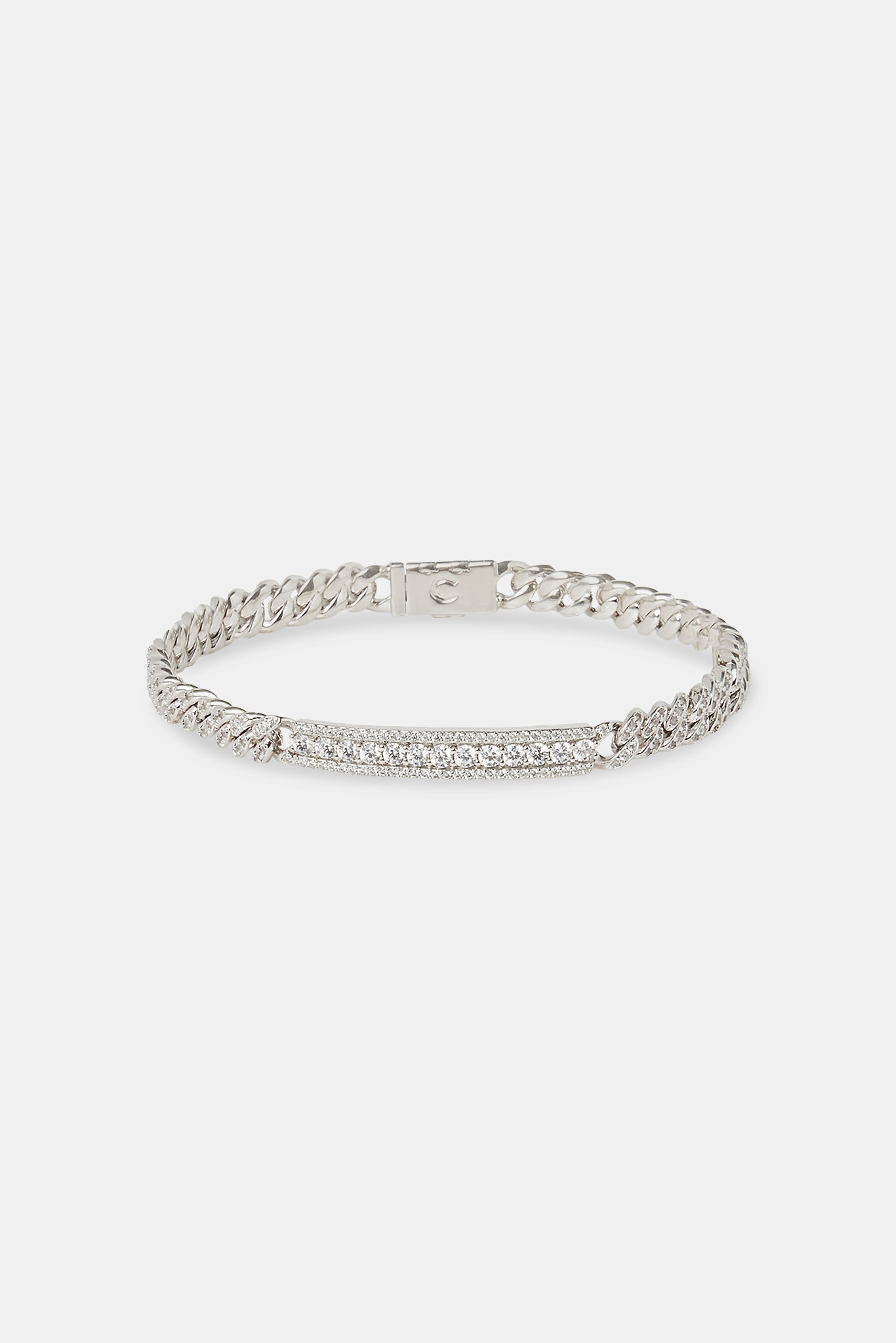 Iced Centre Cuban Bracelet - 6mm
