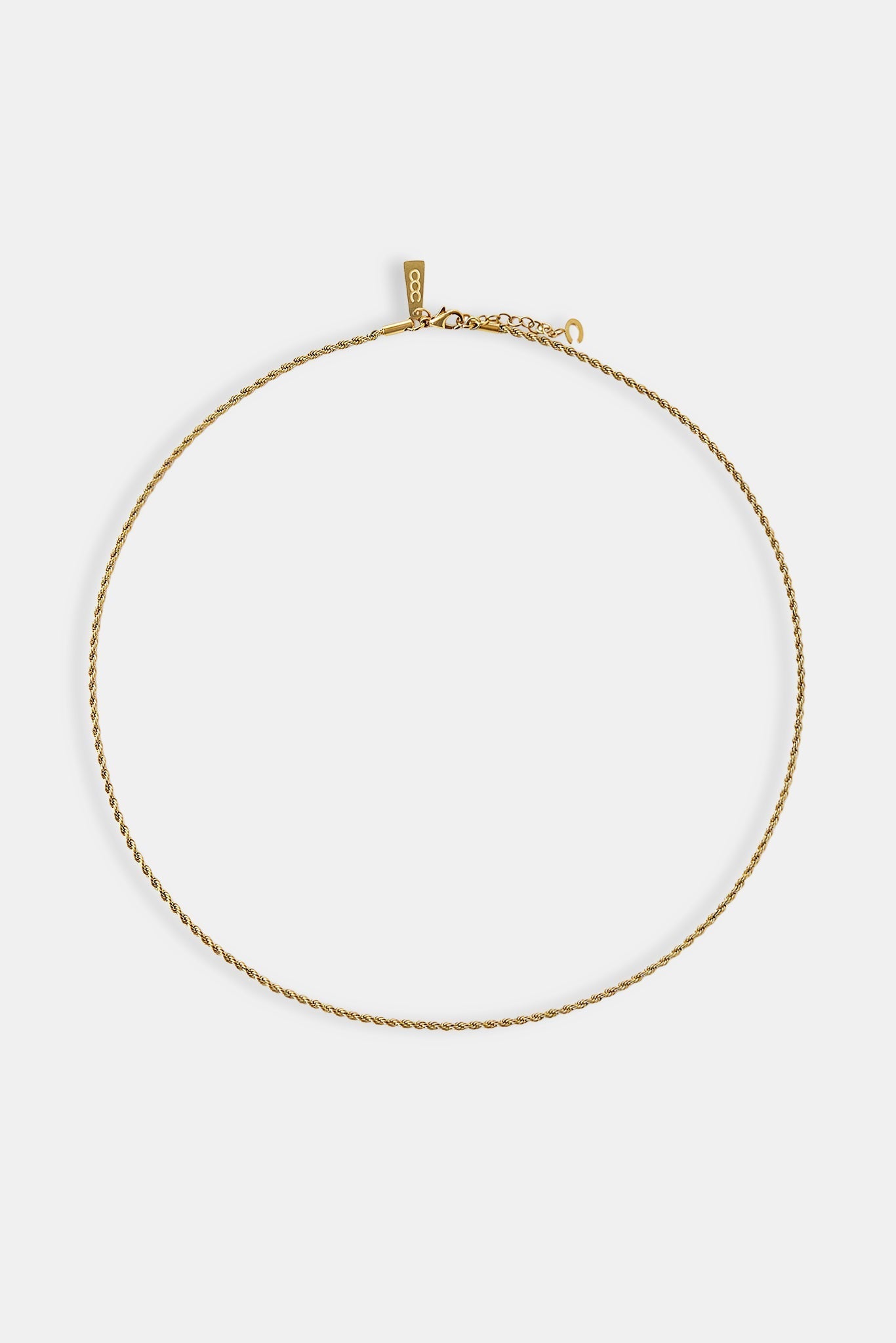 Micro Rope Chain - 1.5mm - Gold