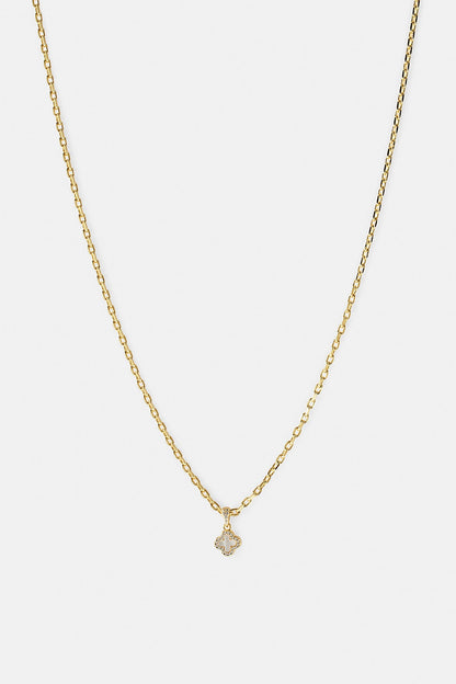Mother Of Pearl Motif Rolo Necklace - 8mm
