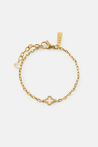Mother Of Pearl Motif Rolo Bracelet - 8mm