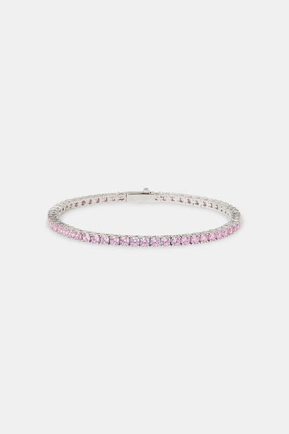 Pink Tennis Bracelet - 3mm