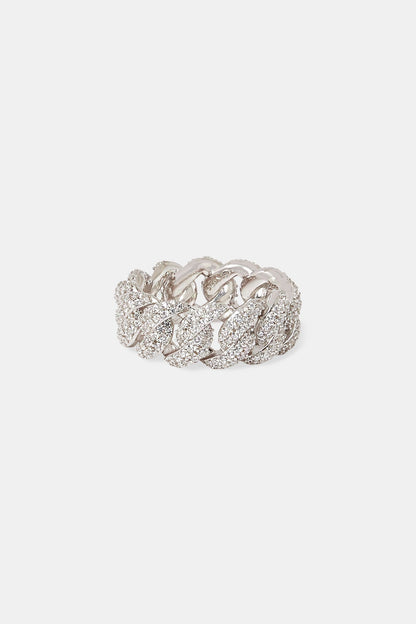 Iced Cuban Link Ring - 10mm