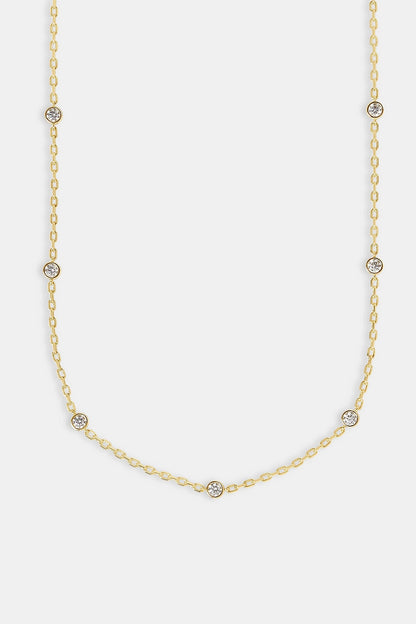 Gemstone Rolo Chain - 5mm - Gold