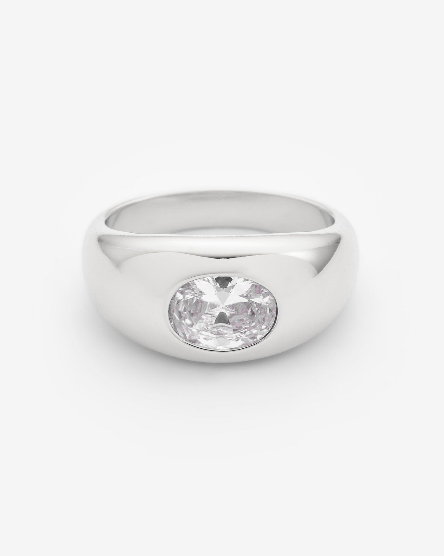 Gemstone Dome Ring - 10mm
