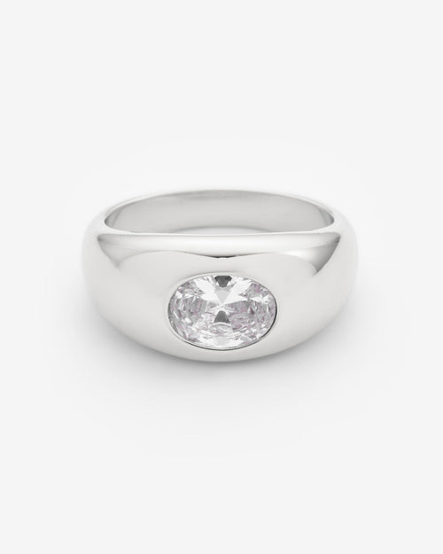 Gemstone Dome Ring - 10mm