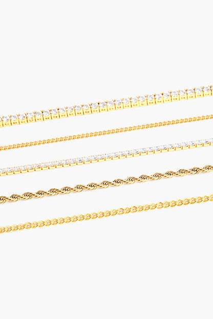 Plain Cross Pendant - Gold