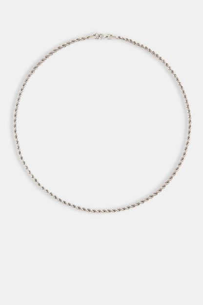 3mm Rope Chain - White
