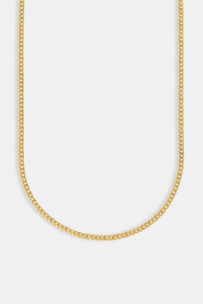 Miami Cuban Chain - 3.5mm - Gold