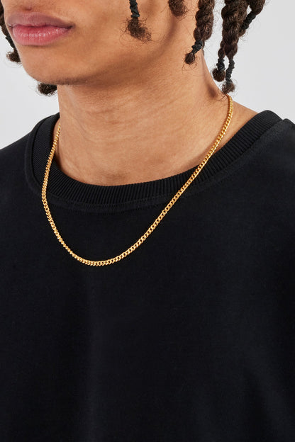 Miami Cuban Chain - 3.5mm - Gold