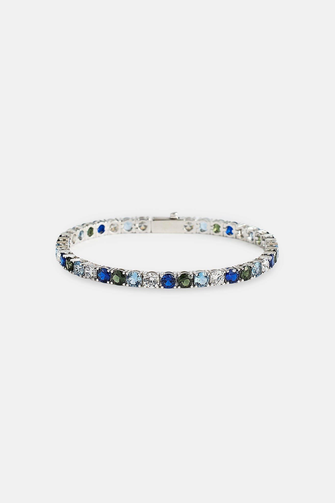 Iced Blue Ombre Tennis Bracelet - 5mm