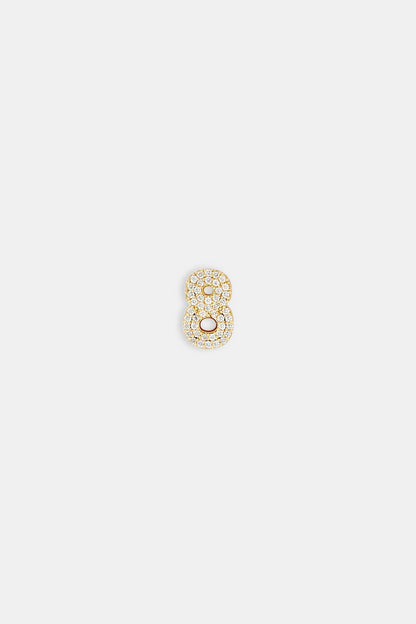 Iced 12mm Number Pendant