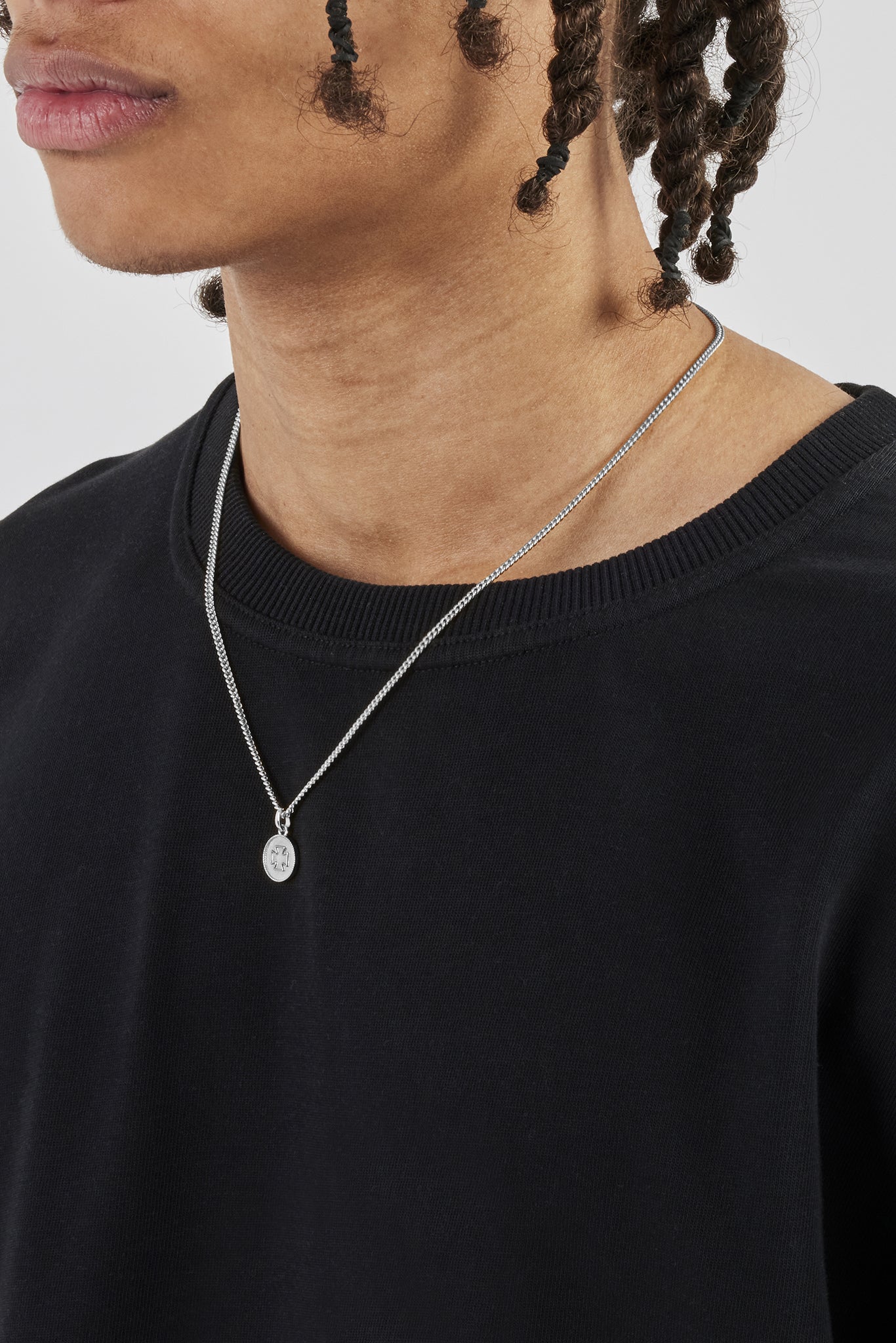 Micro Polished Motif Necklace - 12mm